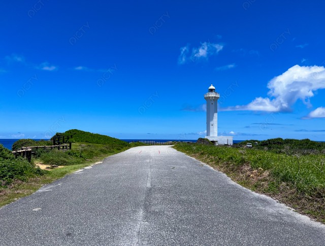 沖縄県 宮古島 東平安名崎の灯台