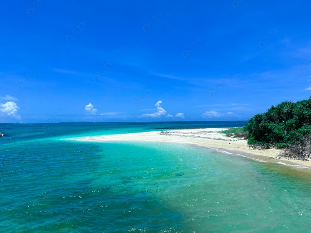 沖縄県　伊良部の海風景