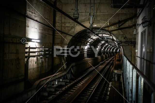 仙台市営地下鉄のトンネル