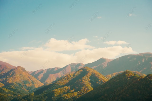 山形県山寺　宝珠山の眺望