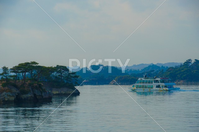 松島の遊覧船のイメージ