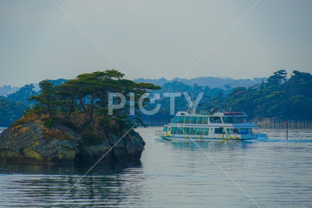 松島の遊覧船のイメージ