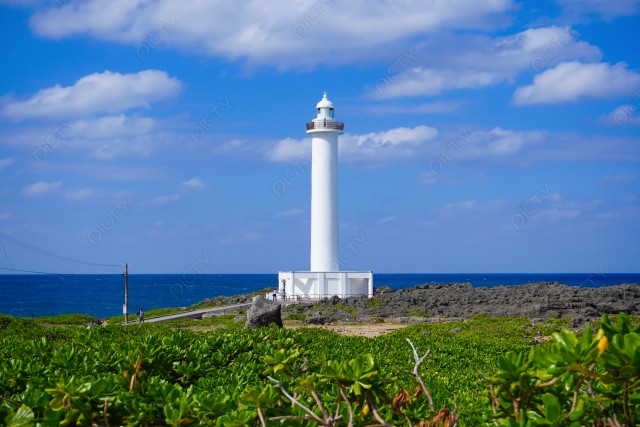 沖縄県 宮古島 東平安名崎の灯台