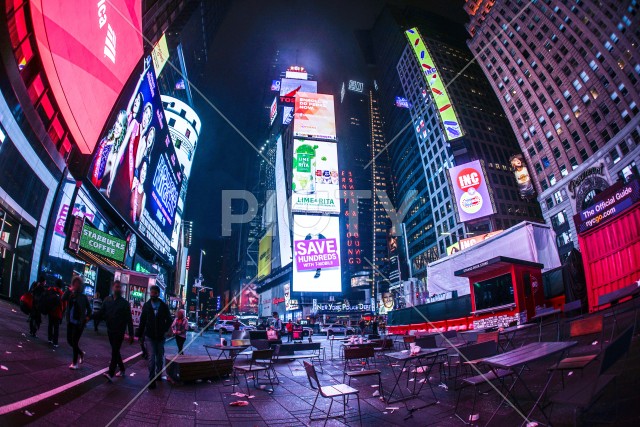 ニューヨーク・タイムズスクエア（TimesSquare）の夜景