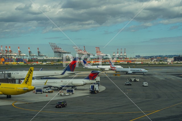 ニューヨークの空港のイメージ