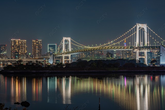 東京都レインボーブリッジ夜景３
