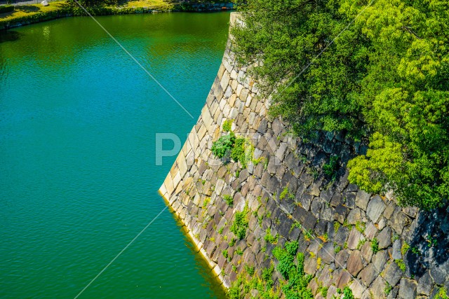 大阪城の石垣のイメージ