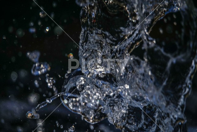 水飛沫のイメージ
