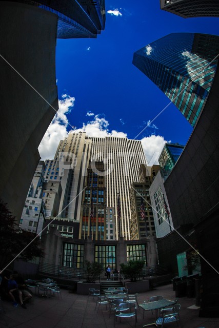 ニューヨーク・マンハッタンのビル群