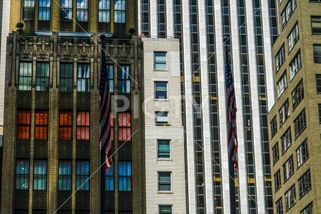 ニューヨーク・マンハッタンのビル群