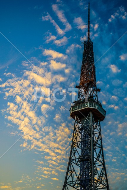 名古屋テレビ塔と夕景