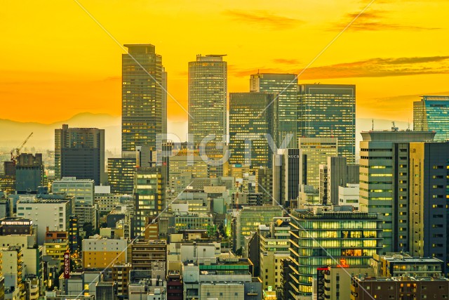 名古屋テレビ塔からの夕景