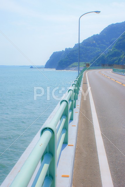 焼津市の海沿い（静岡県）