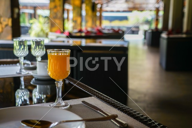 スリランカのホテルの朝食風景