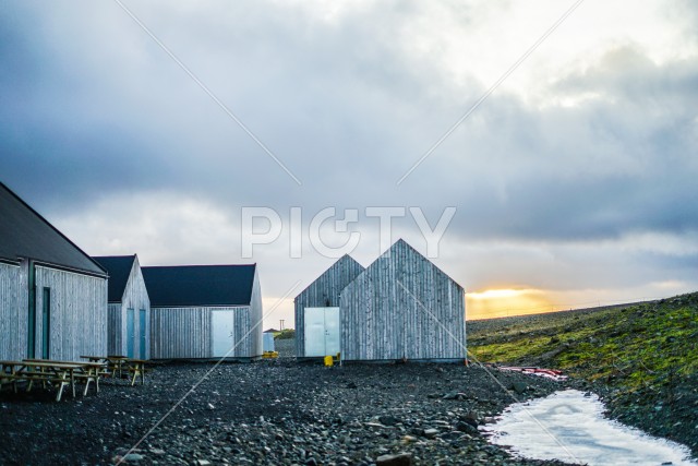 アイスランド・ヴァトナヨークトルの小屋