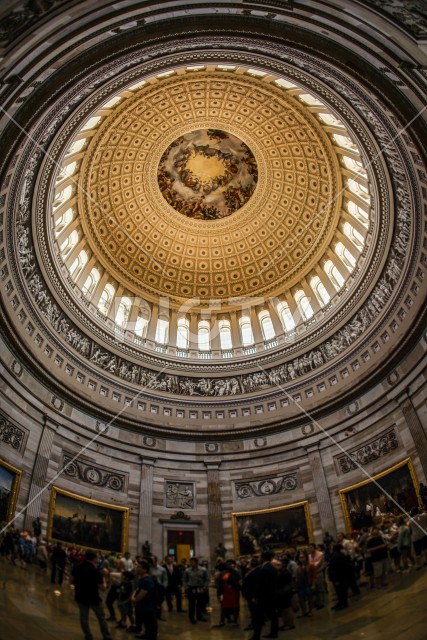 アメリカ合衆国議会議事堂（United States Capitol）の天井画