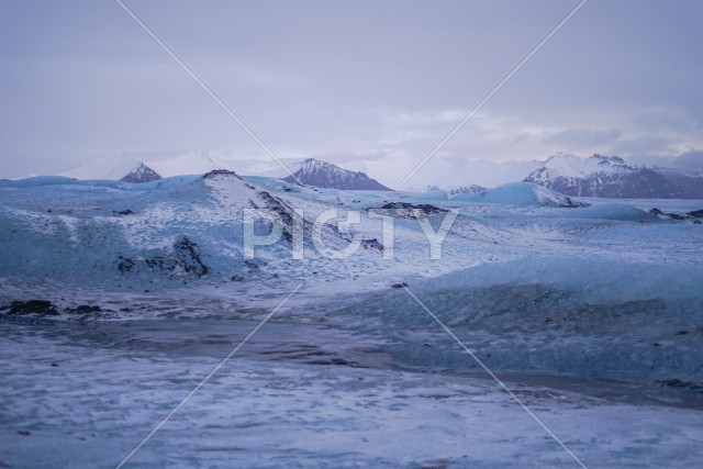 アイスランドの氷山のイメージ