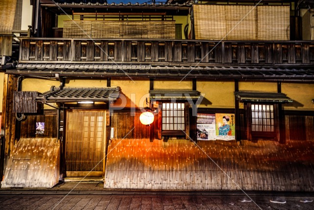 京都・祇園の街並み