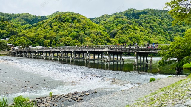 京都府_嵐山（渡月橋）