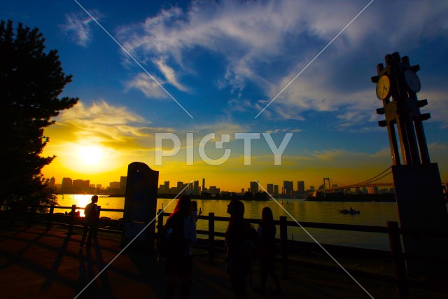 お台場からの夕景