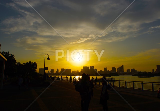 お台場からの夕景