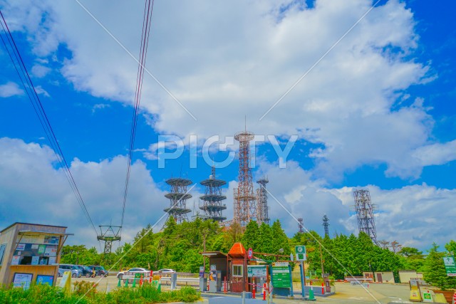 六甲山の鉄塔