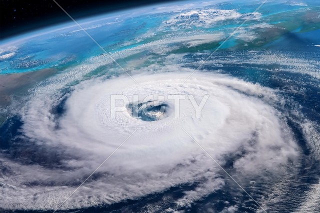 台風のイメージ