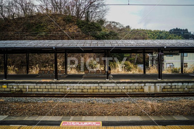 松島駅のプラットフォーム