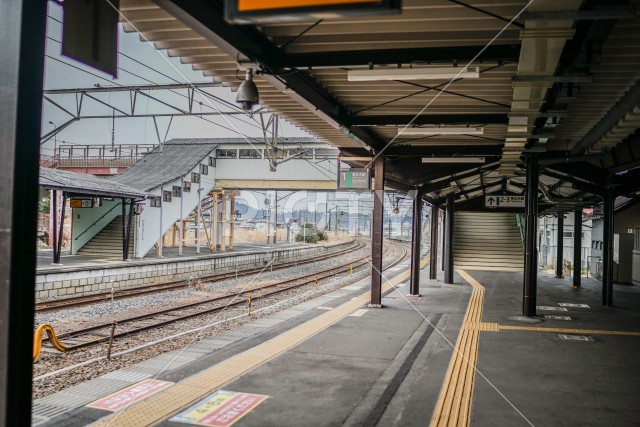 松島駅のプラットフォーム