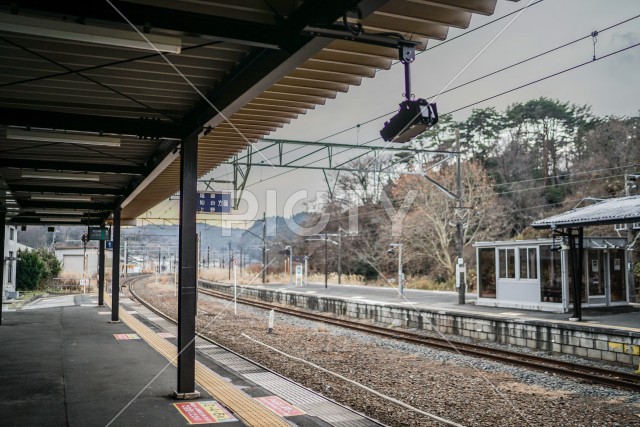 松島駅のプラットフォーム