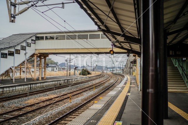 松島駅のプラットフォーム