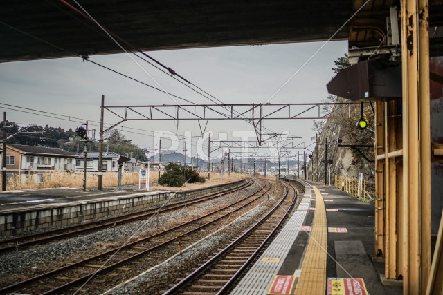 松島駅のプラットフォーム