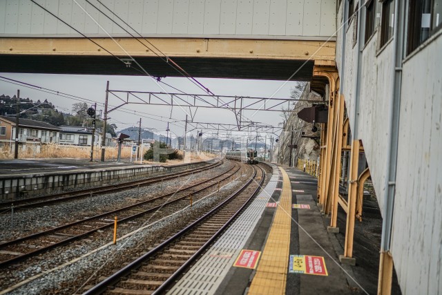 松島駅のプラットフォーム