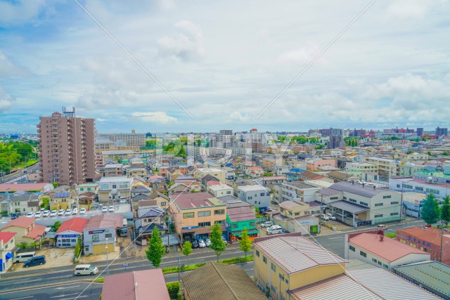 仙台市宮城野区の街並み