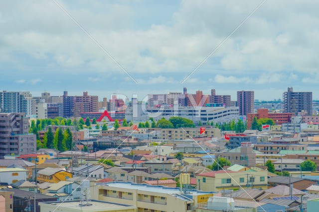 仙台市宮城野区の街並み