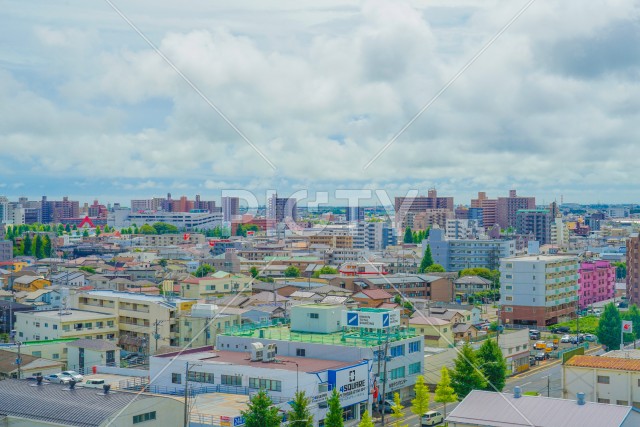 仙台市宮城野区の街並み