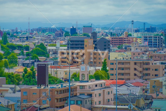 仙台市宮城野区の街並み