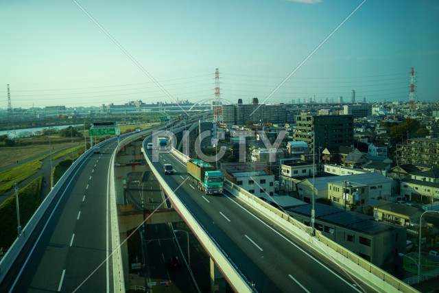 足立区の街並み