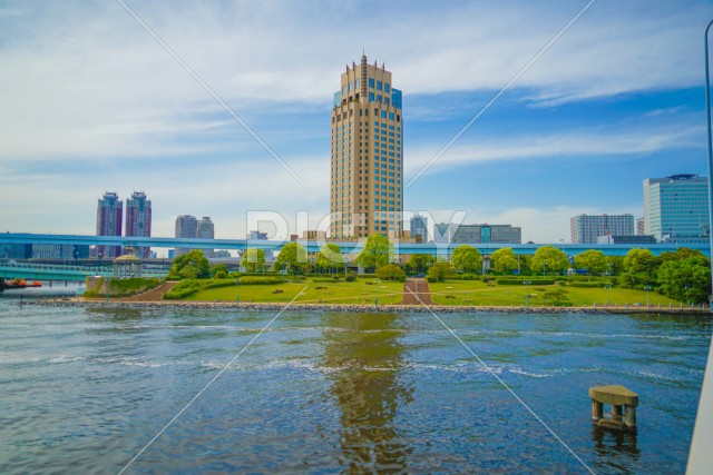 東京都江東区の街並み