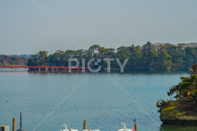 松島の福浦橋（日本三景）