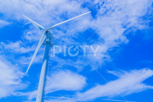 大きな風力発電所（再生可能エネルギー）