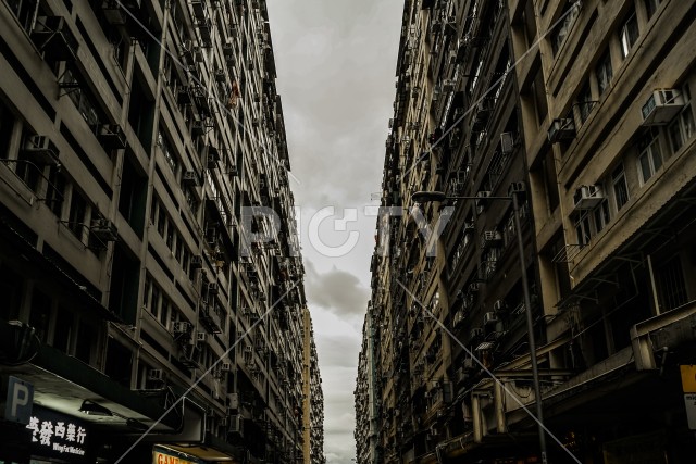 香港の巨大な集合住宅