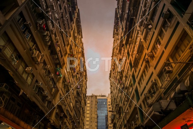 香港の巨大な集合住宅