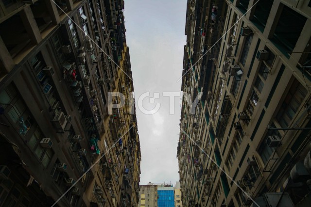 香港の巨大な集合住宅