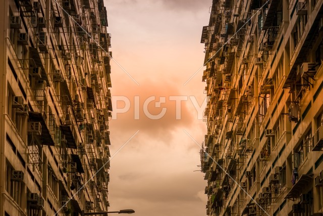 香港の巨大な集合住宅