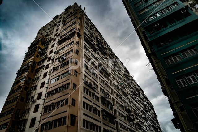 香港の巨大な集合住宅