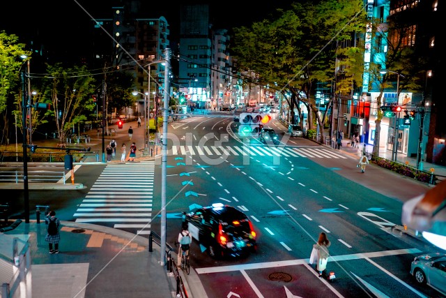 渋谷の夜景（東京都渋谷区）