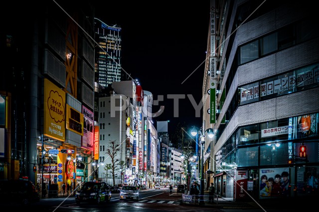 渋谷の夜景（東京都渋谷区）