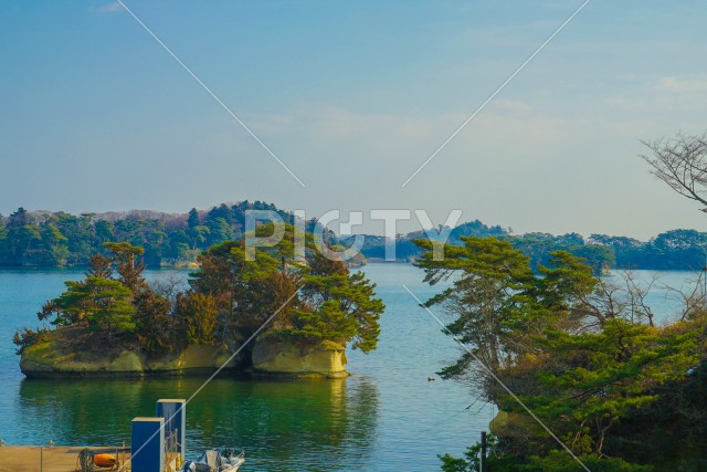 日本三景・松島の風景