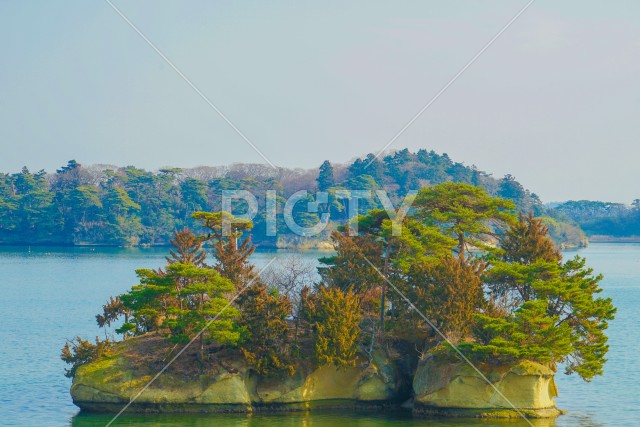 日本三景・松島の風景